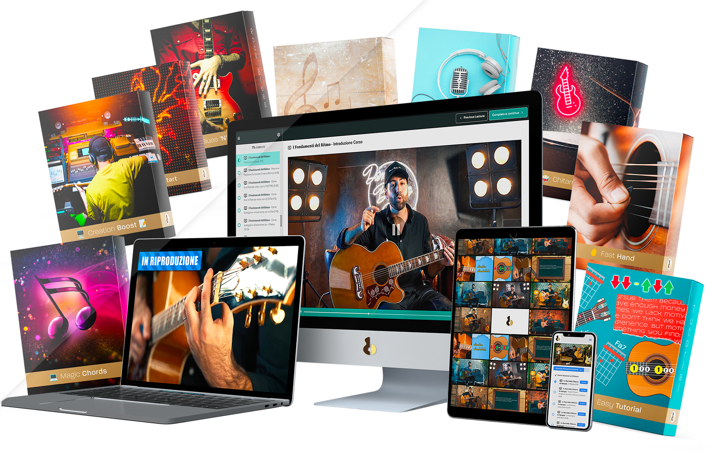 Academy Chitarra Digitale 🎸 +21 ore e +250 lezioni video