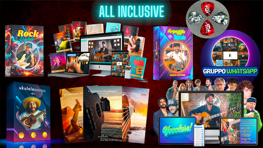 ALL INCLUSIVE +40 ore 🎸 Tutti i corsi di Dennis Bottero Music